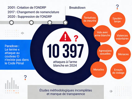 Attaques au couteau France - Analyse critique des statistiques 2024