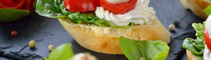 Cannapees vegetarisch bestellen