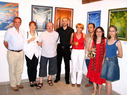 Vernissage des Malers Michael Gottfried im Burgendland