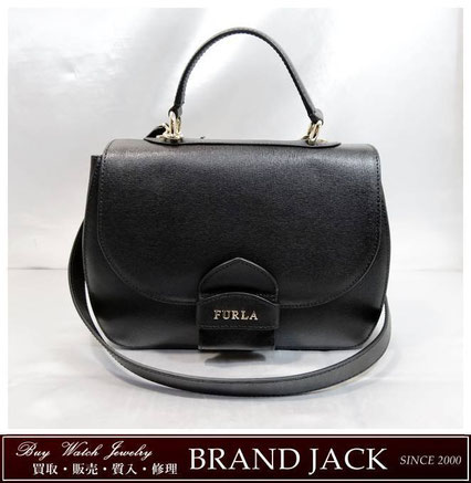 仙台｜フルラ FURLA レザー 2way ハンドバッグ 967149を高額買取