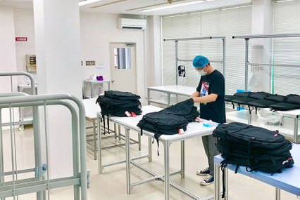 カバン・バッグのカビ除去・カビ予防作業