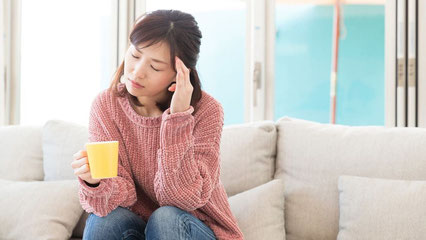 体調不良で身体がだるく頭痛もある