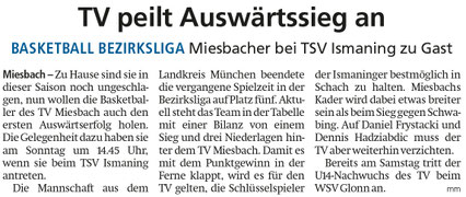 Artikel im Miesbacher Merkur am 23. November 2024- Zum Vergrößern klicken