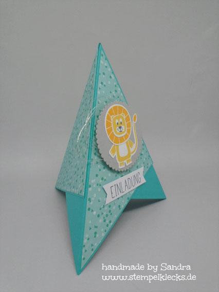 Tipi Einladung Zum 6 Geburtstag Stempeln Stanzen Und Basteln Mit Stampin Up