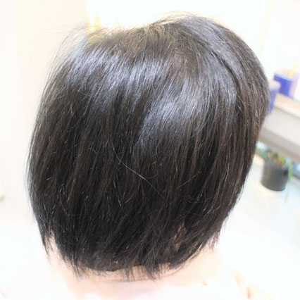 矯正の他にデジタルパーマとヘアカラーも一緒に。ありがとうございました