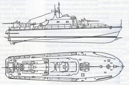 S-Boot Klasse 153 "Pfeil" (engl. "Ferocity"-Klasse)