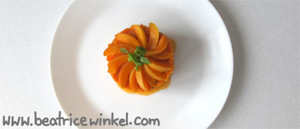 Beatrice Winkel - orange vegetable tower