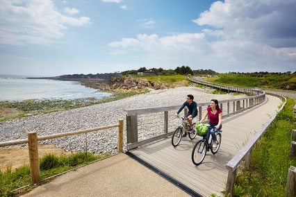 Idée de séjours en étoiles en groupe à vélo sur la Vélocéan, à partir de Piriac sur Mer
