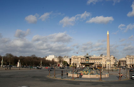 Bild: Place de la Concorde mit dem Obelisk in Paris, Frankreich