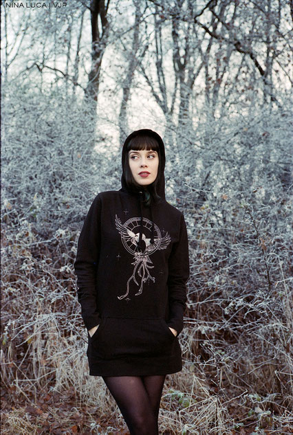 image: nina luca, chyvonne le monnier, eco fashion, ethically made, ethical, made in britain, against animal cruelty, fair trade fashion, human rights fashion, uk fashion, dark fashion blog, dark fashion blogger, dark style blog, directions hair color