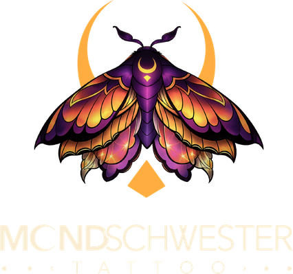 Mondschwester Tattoo & Kunst. Künstlerinnen geküsst vom Mond und Muse.