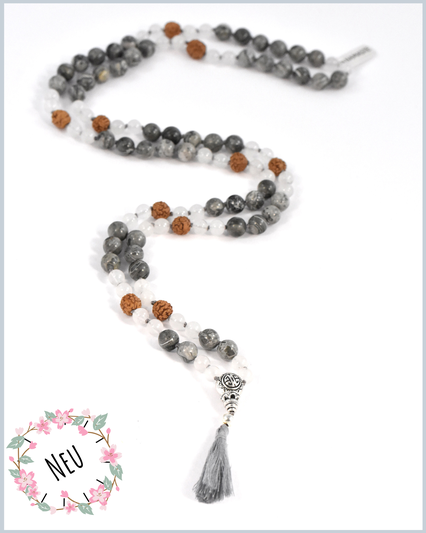 Mala Kette - Jaspis Edelsteine - Janaki 89,- €