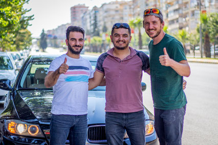 Beyram and Mehmet drove us to Sanliurfa