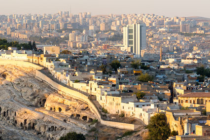 The city of Sanliurfa in the East of Turkey