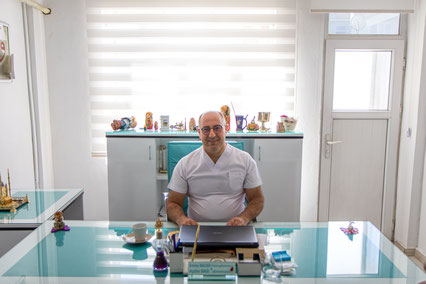 Beauty doctor Aydin showed us his clinic in Sanliurfa