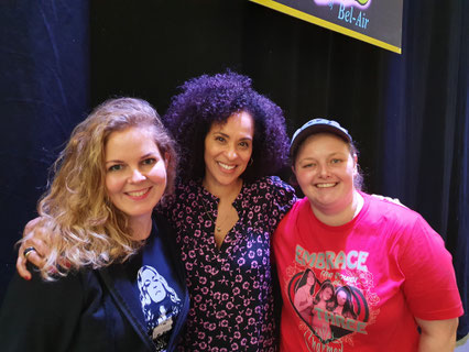 Conmose with Karyn Parsons at Brussels Comic Con 2020