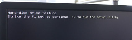 sos disque dur en panne