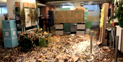 "Operation Vivaldi" i Bruxelles: En bank bliver omgarnet af natur