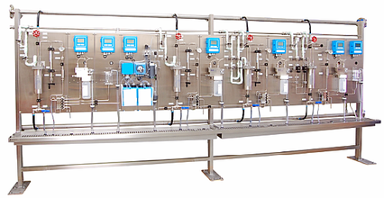 Mechatest SWAS Rack - Steam & Water Analysis Systems, modern SWAS, SWAS system for power plants, steam condensate analyser system, rack mounted, container shelter SWAS, ASME PTC 19.11 and VGB S-006