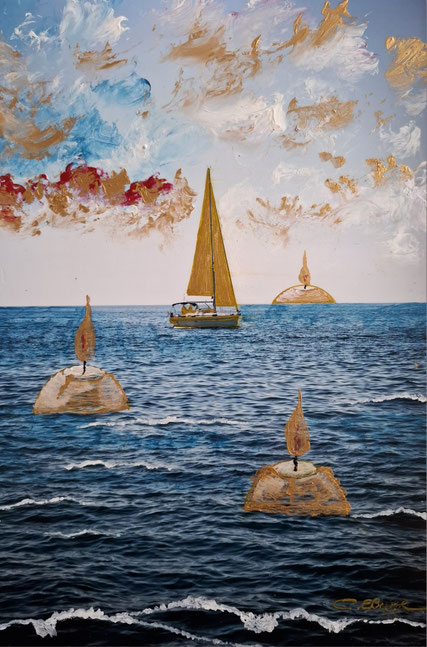 ROTE WOLKEN - BY CLAUDIA EBNER ART