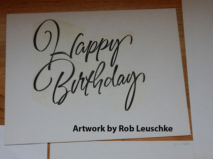 Letterings von Rob Leuschke