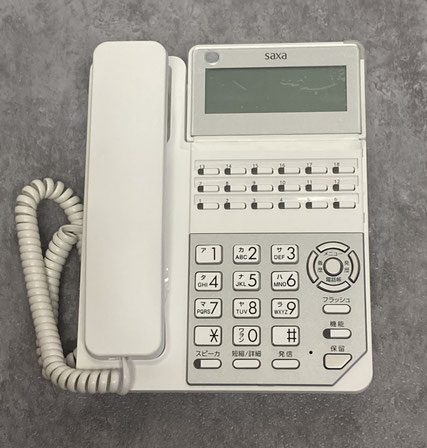 サクサ製プラティアⅢ電話機新品