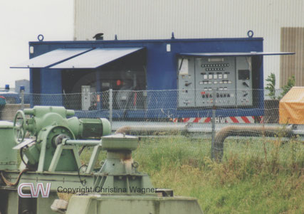 THW-Einsatz Glückstadt Juli 2002, Starkregenereignis, Netzersatzanlage