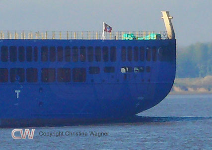 BBC LEER, Abgasanlage auf der Backbordseite