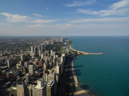 Blick vom John Hancock Center nach Norden.