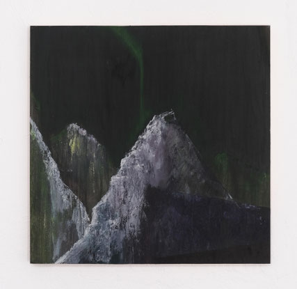 "Nachtschweif" 55,5x56cm, Acryl auf Sperrholz, 2019