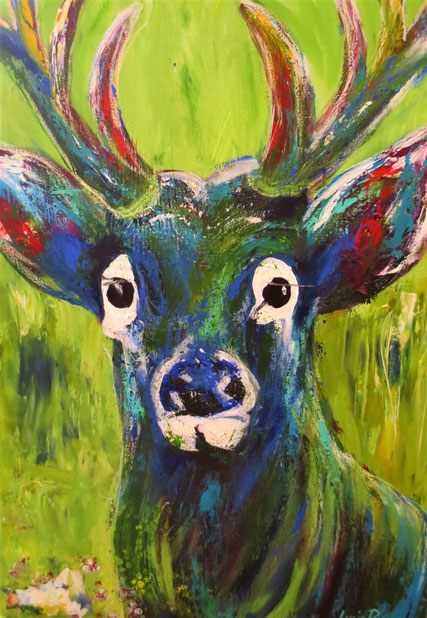 ohne Titel ,  Acryl , 60 x 80 cm  BNr. 305