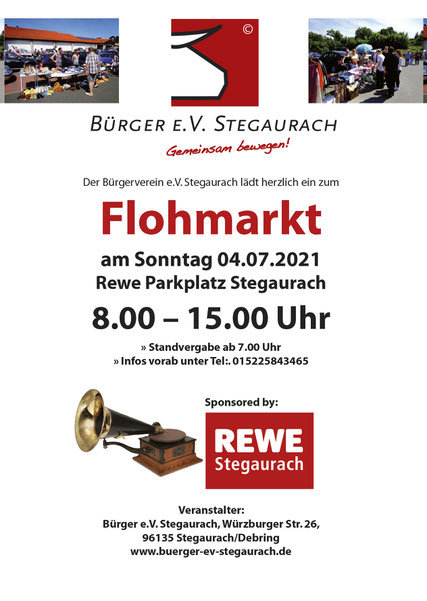 Flohmarkt Stegaurach Debring Rewe 04.07.2021