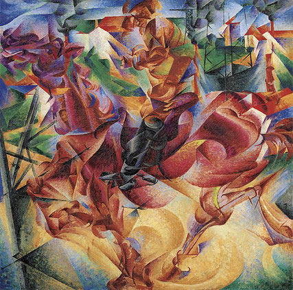Umberto Boccioni, Elasticità, 1912