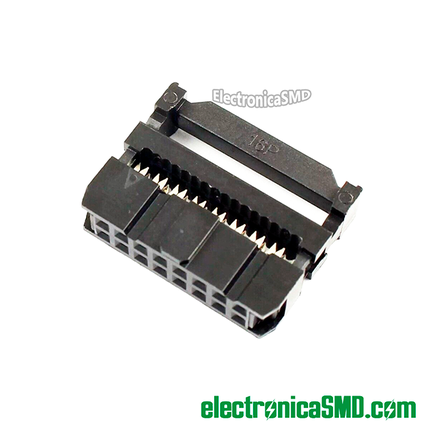 conector idc 16 pines guatemala, conectores idc, guatemala, electronica, conector para cable plano