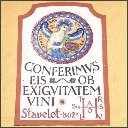 Mosaik, ob exiguitatem vini, Staffelter Hof 862, 1988