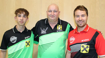 Ein starkes Team: Johannes Maad, Tomas Janci und Martin Kinslechner.