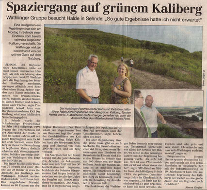 Quelle: Cellesche Zeitung, 30.07.2014