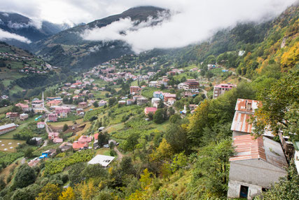 The village of Hamliköy in the North of Turkey