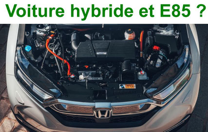 Voiture hybride à l'éthanol