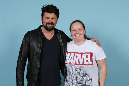 Photo op with Karl Urban