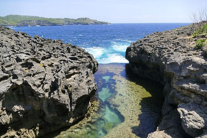 Sehenswürdigkeit in Nusa Penida, Bali Angels Billabong