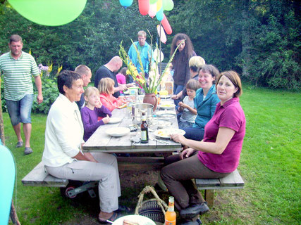 Grillabend auf unserem Bauernhof