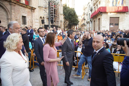 Catalá y Mazón en la Misa d'Infants