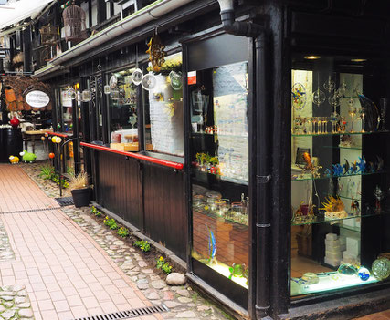 Die Glasbläserei Flensburg im Krusehof auf der Roten Straße in Flensburg.