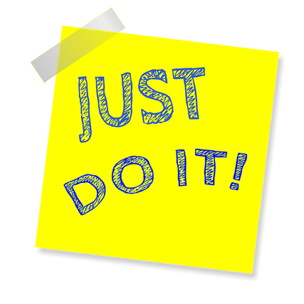 Just do it post-it.