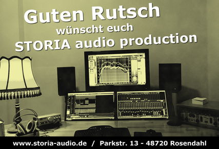 STORIA audio production, Tonstudio Münsterland, Tonstudio Westmünsterland, Frohes neues Jahr, STORIA, Rosendahl, Kreis Coesfeld