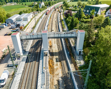 S-Bahnstation Berkersheim, Foto: DB Netz AG