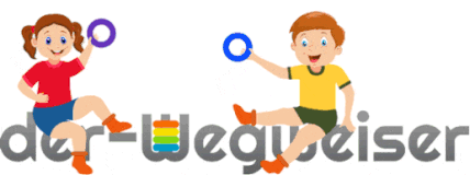 Logo der-Wegweiser, spielende Kinder