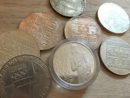 silber verkaufen, silber münze verkaufen, schilling umtauschen, 100 schilling silber wert, wo kann man silbermünzen verkaufen, silberpreis, 100 schilling wert, münzhändler in meiner nähe, münzen verkaufen, goldmünze verkaufen, 100 schilling gold wert,