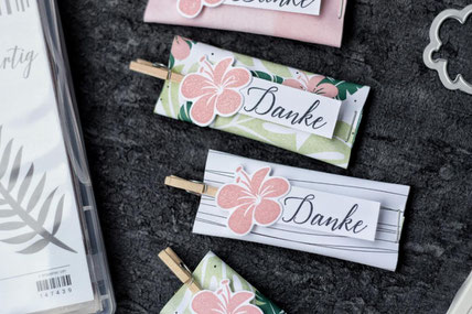 Stampin Up Tropenflair stempelnd durchs Jahr Goodie Verpackung basteln Stempeln selbermachen Designerpapier